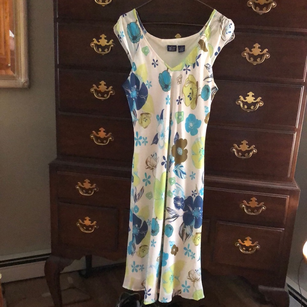 Full length floral dress